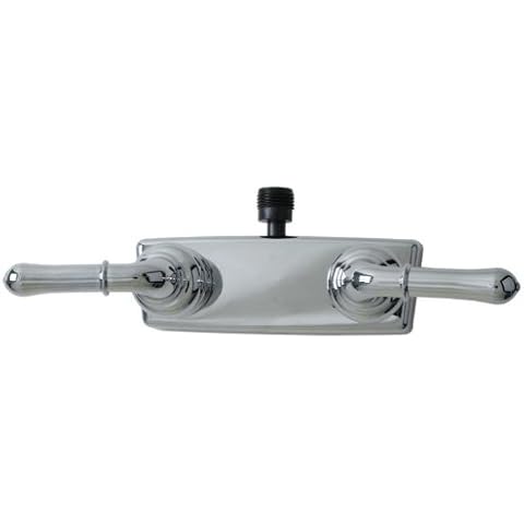 RV/Mobile Home Shower Faucet with Top Threaded Diverter - Chrome Cover