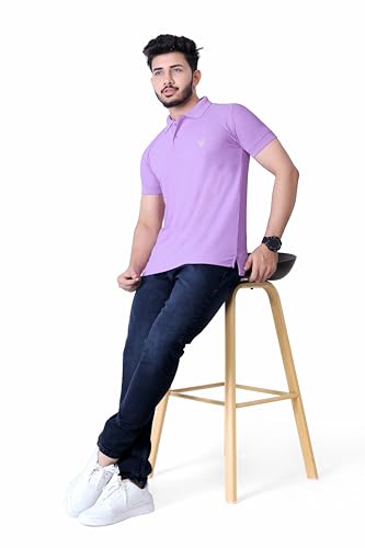 Image of Men's Premium Polo T-Shirt | Classic Collar | Smooth Finish | Half Sleeve Casual Wear (XS to 3XL)