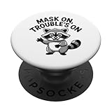 Photo Gallery maschera sui problemi su funny trash panda raccoon meme popsockets popgrip adesivo Photo Gallery maschera sui problemi su funny trash panda raccoon meme popsockets popgrip adesivo