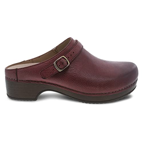 Dansko Berry Slip-On Mule Clogs For Women – Memory Foam And Arch Support For All -Day Comfort And Support – Lightweight Eva Oustole For Long-Lasting Wear Ruby Milled Burnished 7.5-8 M Us #TOP5