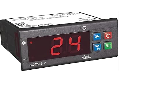 Mickko Subzero SZ-7569P Digital Temperature Controller for Deep Freezer, Chiller, Display Cabinet, Pastry Cabinet, Steam Bath | Thermostat with LED Display & Sensor Probe | 220V AC-picture-12
