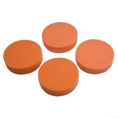 4pcs 10.2 cm 100mm Pulido Pulido Para Almohadillas de Esponja Plana Depilación Para Almohadillas para Uso en Superficies Lacadas con Pulidores Neumáticos o Eléctricos