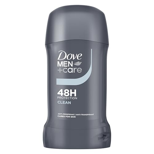 Dove Men+Care Clean Comfort deodorant with ¼ moisturiser technology Anti-perspirant Stick for 48-hour sweat and odour protection 50 ml