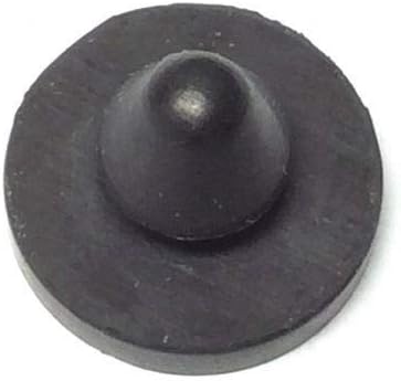 Bumper, 11/32 in Height,Rubber, 1/2 in Base Dia, Pk 100,2040999377