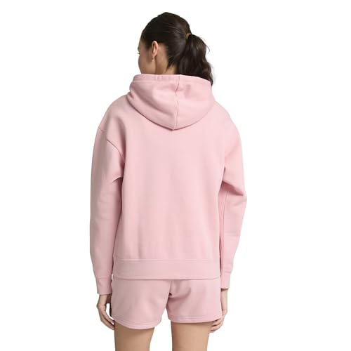 Image of PUMA Womens Essentials Logo Hoodie Casual Outerwear Casual Hoodie - Grey