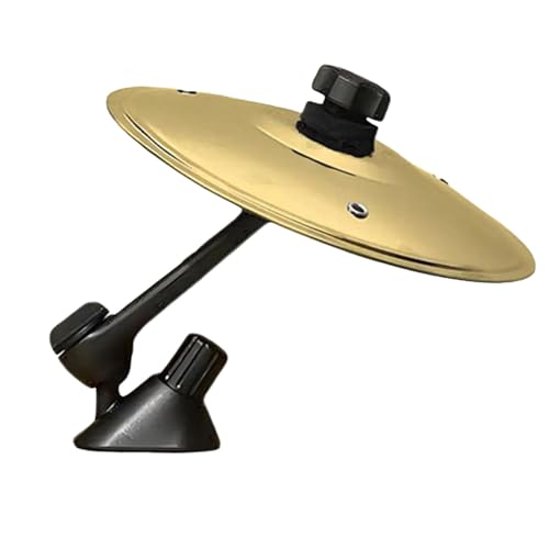 KLINNA Auto Crash Platillo – Divertido mini tambor accesorio para rejilla de ventilación | Car Cymbals Air Vent Clip, genial dispositivo de batería para coche e idea de regalo para hombres y