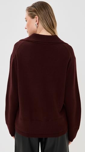 Vince Women's Collared Double Layer Pullover3