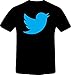Twitter, Best Quality Costum Tshirt (M, BLACK)