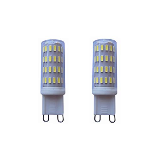 WELSUN - Lampadina a bassa tensione G9 LED da 12 V 24 V AC/DC, 5 W 63 LED 4014, 400 – 450 lumen, 3000 K / 6000 K, per Camper Marina, luce solare e griglia 2 confezioni (colore: bianco caldo)