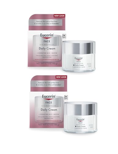 Eucerin Sensitive Skin Experts Q10 Anti-Wrinkle Face Creme 1.70 oz (Pack of 2)