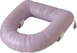 Zlthraustic Erhöhter Toilettensitz mit 7,5 cm Auftritt, Toilettensitzerhöhung für Standard-Toiletten, gepolsterter Toilettenaufsatz für ältere Menschen und Behinderte, Purple