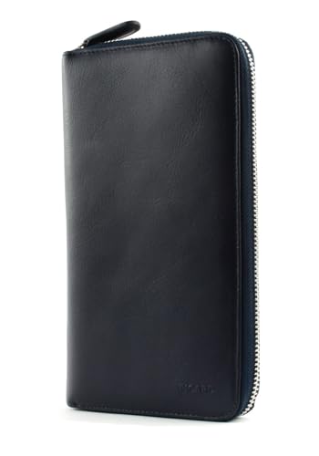 Picard, Männer Kleingeldbörse aus der Serie Apache, in Jeans/Blau, aus Leder, 838206E616