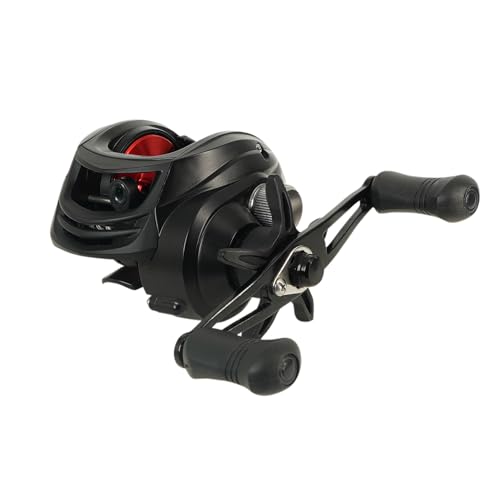 SPRO Power Catcher Caster BC Baitcasterrolle – Baitcasterrolle fürs Angeln auf Raubfisch – Linkshänder Rolle – mit 5+1 BB-Kugellagern – Gear Ration 6.3:1