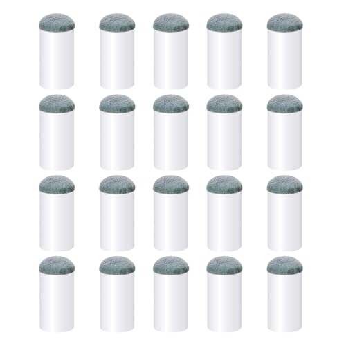Puntas para Tacos de Billar, 20 Piezas, No Requiere Pegamento, Puntas De Repuesto para Taco De Billar De 12 Mm, puntas de taco de billar deslizantes, puntas de taco de billar para tacos de billar