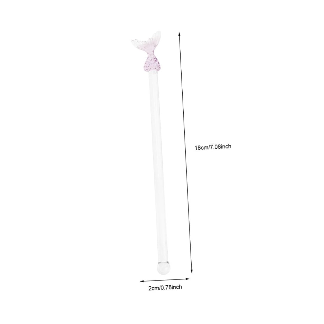 OFFSCH 4Pcs Mermaid Stirring Rods Creative Wine Mixing Sticks for Home Bar Cocktail Coffee Elegant Design for Drinks Decoration and Smooth Mixing