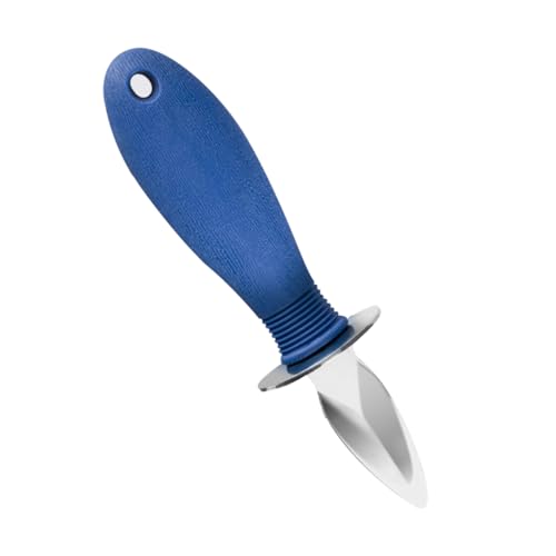 PEPLAYTAL 1Pieza Cuchillo Ostras Inoxidable con Antideslizante de Cocina Herramienta Práctica y Duradera Almejas y Ostras