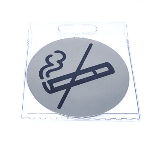 Durable Picto 4911-23 - Pictograma De Prohibido Fumar (Diámetro De 83 Mm), Color Plateado En Oferta Durable Picto - Pictograma De Prohibido Fumar (Diámetro De 83 Mm) Color Plateado