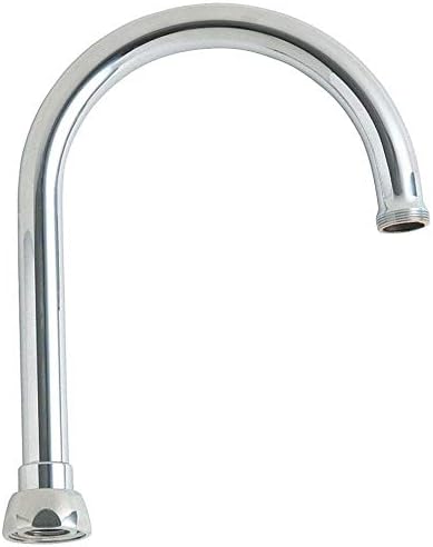 Chicago Faucets Gooseneck Spout, 5-1/4" for Most Faucets - GN2AH8JKABCP