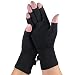 IMAK - Compression Arthritis Gloves for Pain and Stiffness of Hands, One Pair of 2 Gloves - Black, Medium