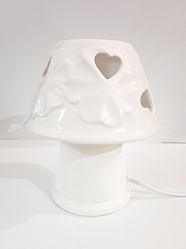 Hervit art. 25775 Lampada funghetto porcellana