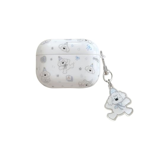 REVHUNF TPU AirPods Pro 3 �C���z���P�[�X(2025�N����)�p ���킢�����X�q�̎q���� �L�[�`�F�[���t�� Apple AirPod Pro ��3����w�b�h�t�H���V�F���p�J�o�[ �j�̎q/���̎q����
