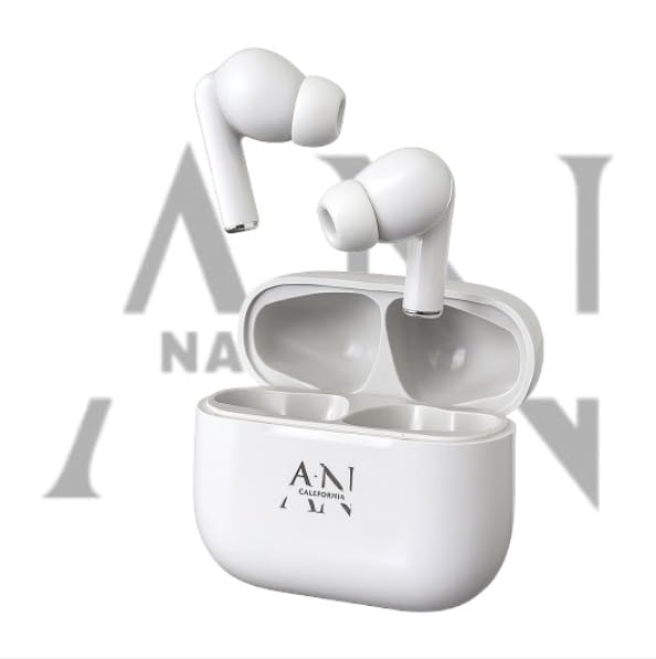 Image of Pro 2 True Wireless in Ear Earbuds Bluetooth 5.3 with Mic and Charging Case Bluetooth Headset in Ear Earbuds for iOS & Android (White)