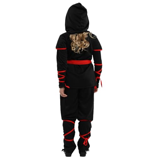 Disfraz de ninja para niñas miniatura 6