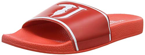 Trussardi Jeans Slipper, Zapatillas sin Cordones para Mujer, Rojo (Red Stripped 0t40f R150), 38 EU