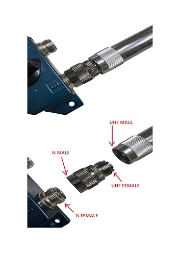 TW-NP-UHFJ Adaptador N Macho a UHF Hembra 3 unidades miniatura 6