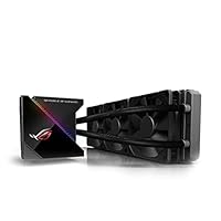 ASUS ROG Ryujin 360 All-in-One CPU-Wasserkühlung (1,77 Zoll OLED-Display, Aura Sync RGB, Noctua iPPC 2000 PWM 3 x 120 mm Radiatorlüfter)