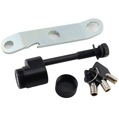 QHHR Trailer Hitch Lock with Wrench for Thule T2 Doubletrack Vertex Roadway Parkway