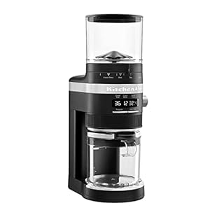 KitchenAid Burr Coffee Grinder – KCG8433 – Black Matte, 10 Oz