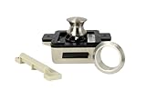 Manufacturers' Select ITC WhisperLatch Brushed Nickel Cam Latch Assembly, Push Button RV Cabinet Knob with Round Knob and Round Collar (23090-NI) (X0029BY2KN)