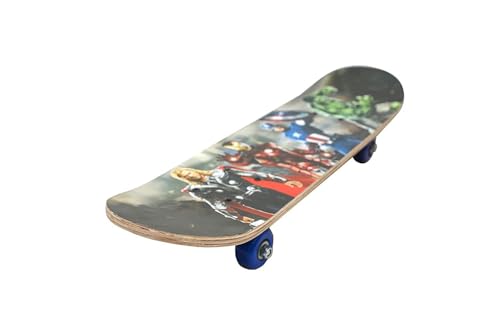 Image of Heavy Duty Wave Board, Skating Purpose 4 Wheel Skate Board for Boys and Girls (MC Laren 24 inch) (Dodge Cars 17 inch) (Dodge Cars 17 inch)