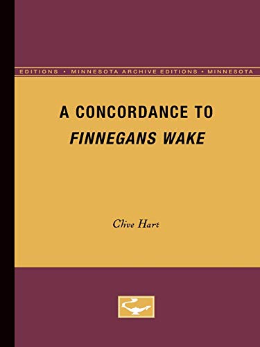 A Concordance to Finnegans Wake 0816657831 Book Cover