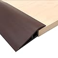 Floor-Transition-Strip-Door Threshold-Ramp 39 inch, Threshold 1/2'' ~ 3/5'', Thresholds Ramps for Doorways, Vinyl-Transition-Strip for Door/Floor (Coffee, 39inch)