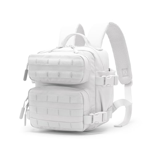 Image of 9L Mini Backpack for Men and Women, Small Backpack for Gym Hiking Travel Sports Running (White)