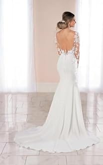 Beach Mermaid Wedding Dresses for Bride 2025 Lace Appliques Tulle Bride Dress He1006