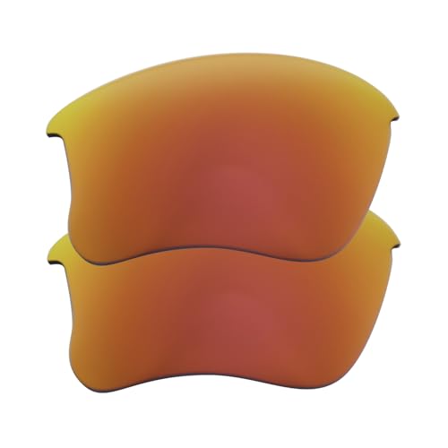 Verres pour Flak Jacket XLJ polarisés rouge haute définition lot de 2