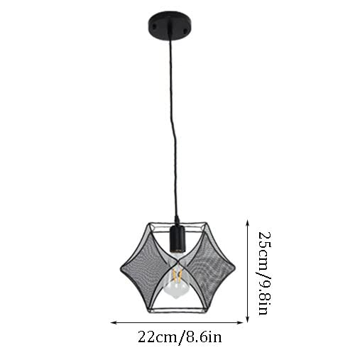 Plafonnier de plafond rétro en métal créatif et résistant - 7