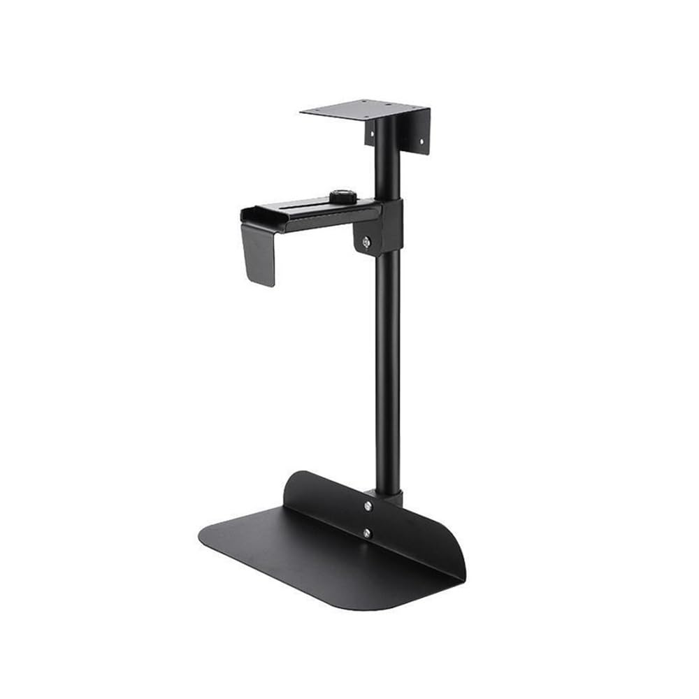 SaryEdge CPU Stand Under Desk PC Mount CPU Tower Holder 360° Swivel Height and Width Adjustable Fits Most CPU Tower CPU Holder,Black,Black