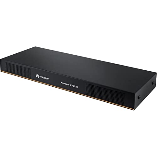 Vertiv Avocent Av3000 Rackmount Kvm Over Ip Switch, 16 Port Kvm Switches, Common Access Card (Cac), Local And Remote Access, Centralized Management, Vga, Displayport, Dvi, Hdmi, Vga Cable (Av3216-400) #TOP14