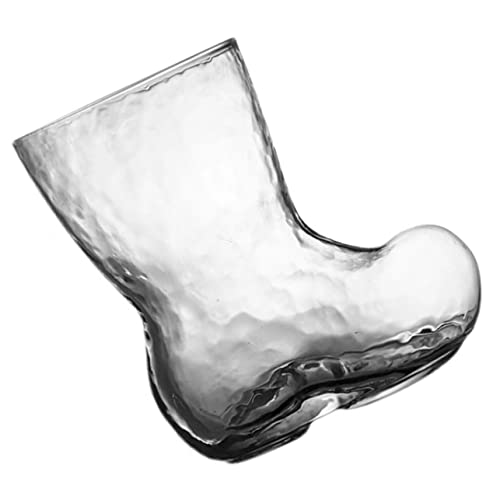 Zerodeko Vaso De Bota Forma De Bota De Vidrio Para Bebidas Cerveza Vino Para Fiestas De Navidad