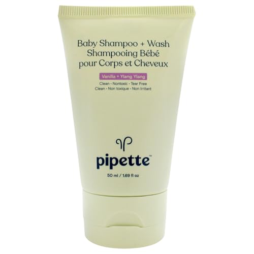 Pipette Baby Shampo Plus Wash - Vanilla Plus Ylang Ylang for Kids...