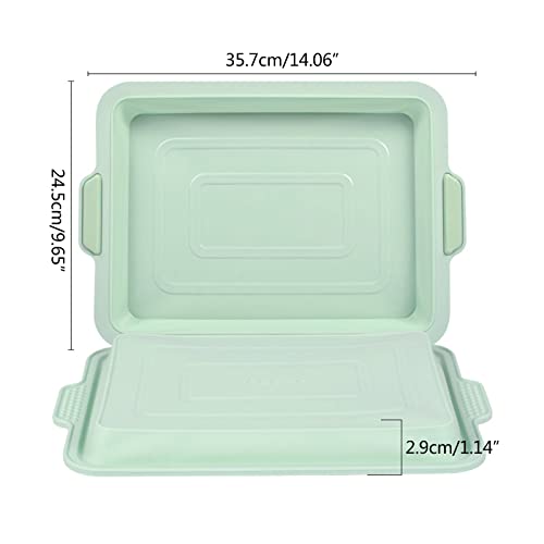 Moldes rectangulares de silicona con base estriada para desmolde fácil 8