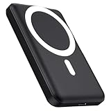 Power Bank Magnetico 12000mAh, Wireless Caricatore 20W Ricarica Rapida Powerbank, Caricabatterie Portatile per Magsafe, Battery Pack Wireless Batteria Esterna per iPhone 17 16 15 14 13 Pro Max Series