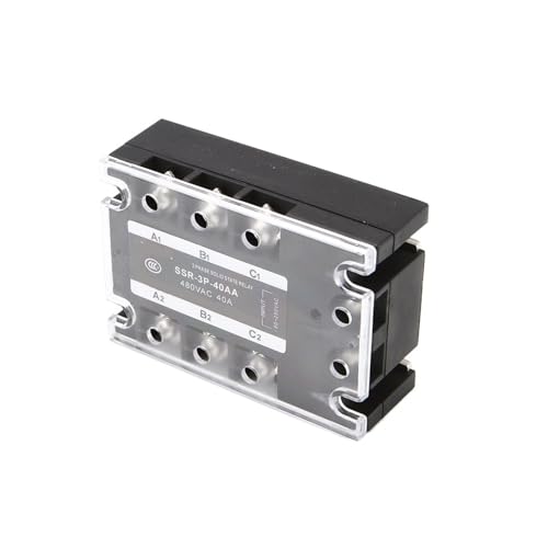 Relais à semi-conducteurs triphasé AC haute durabilité 24-480VAC 40A