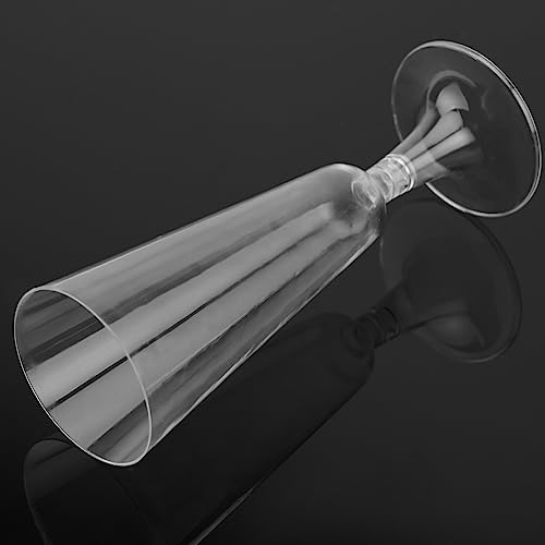 Copas de prosecco para bodas y cumpleaños de plástico transparente rígido 5
