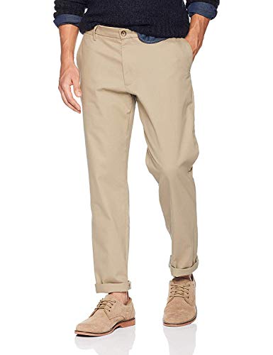 DOCKERS Men's Athletic Fit Clean Khaki Pants
