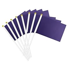 Purple Handheld Flags